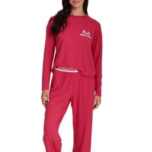 REALTREE Long Sleeve Comfy Wide Leg Pajama Lounge Set